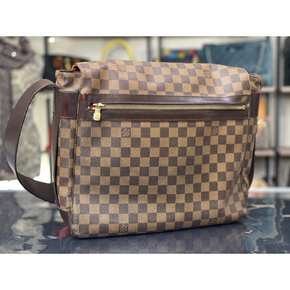 LOUIS VUITTON Messenger Damier Bag Crossbody LV Monogram Shoulder Mens Briefcase - Picture 5 of 16